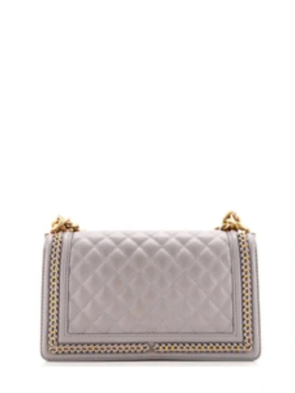 CHANEL Quilted Le Boy Flap Bag In quilted caviar | pale lilac